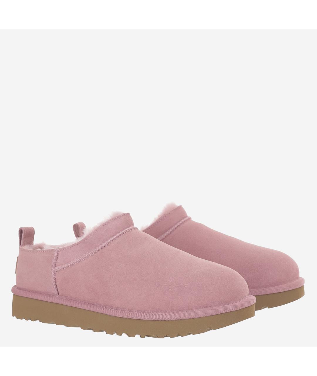 UGG Розовые замшевые ботинки, фото 3