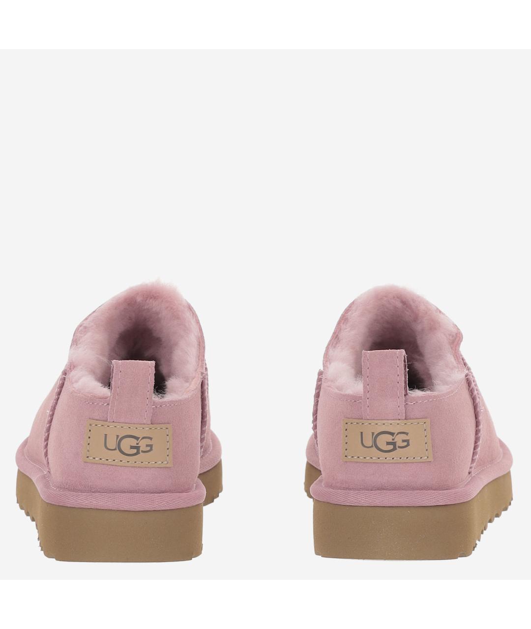 UGG Розовые замшевые ботинки, фото 4