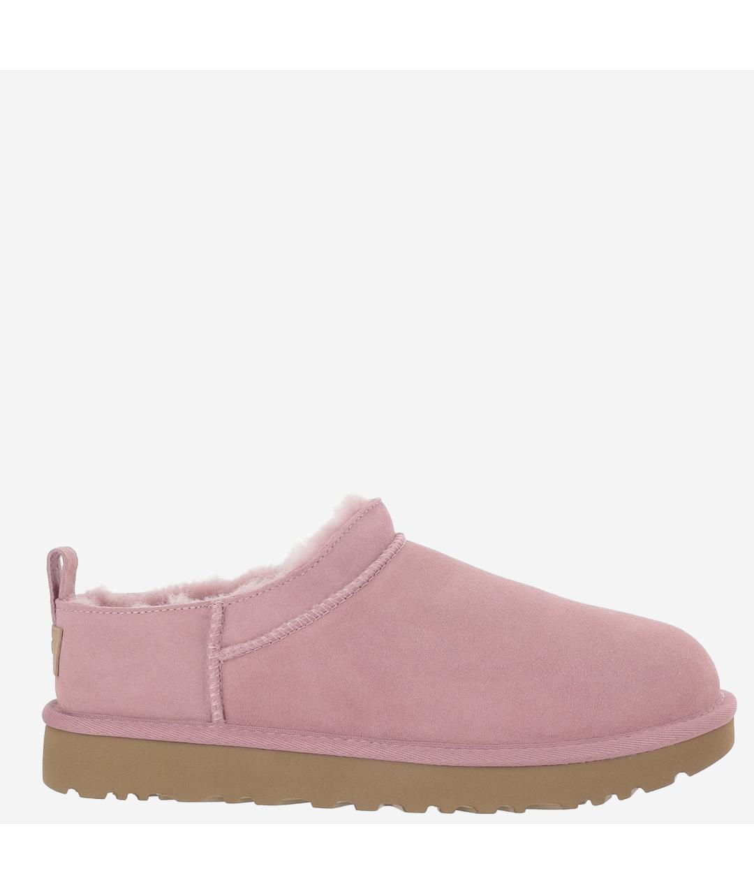UGG Розовые замшевые ботинки, фото 6