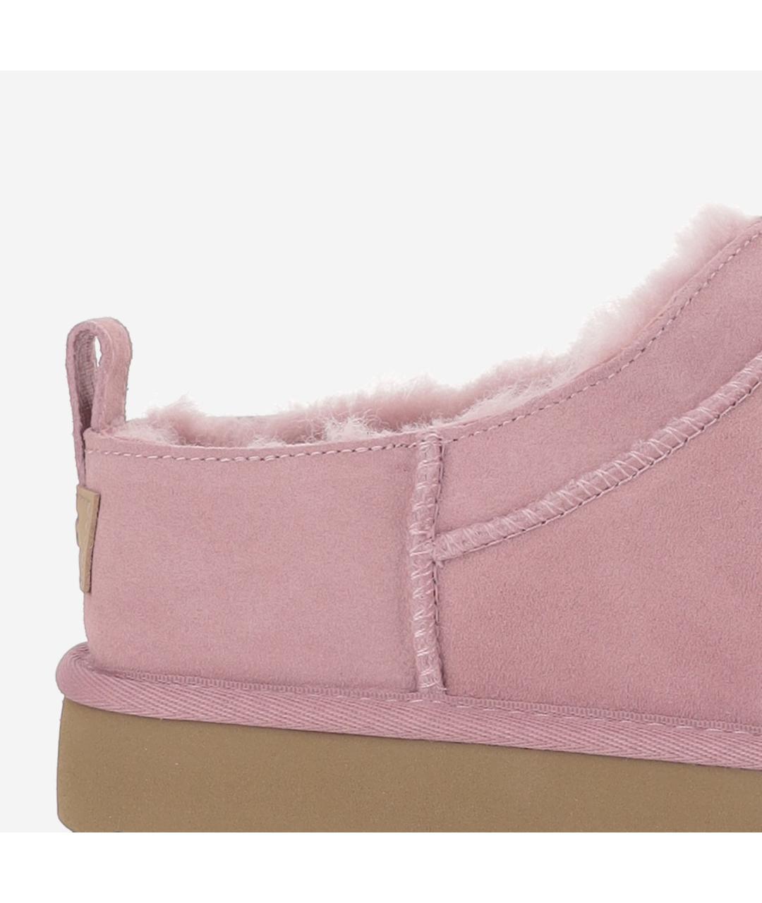 UGG Розовые замшевые ботинки, фото 5