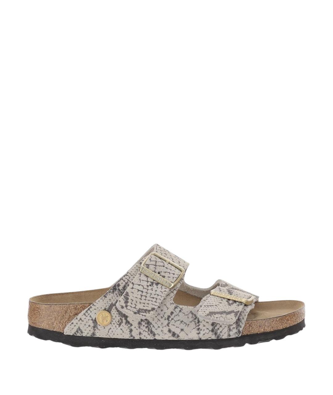 BIRKENSTOCK Мульти замшевые сандалии, фото 1