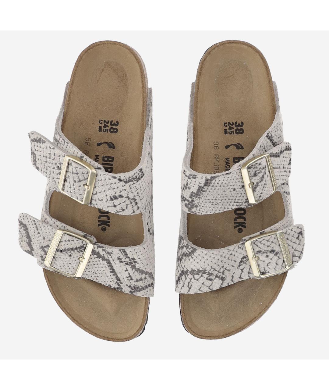 BIRKENSTOCK Мульти замшевые сандалии, фото 2