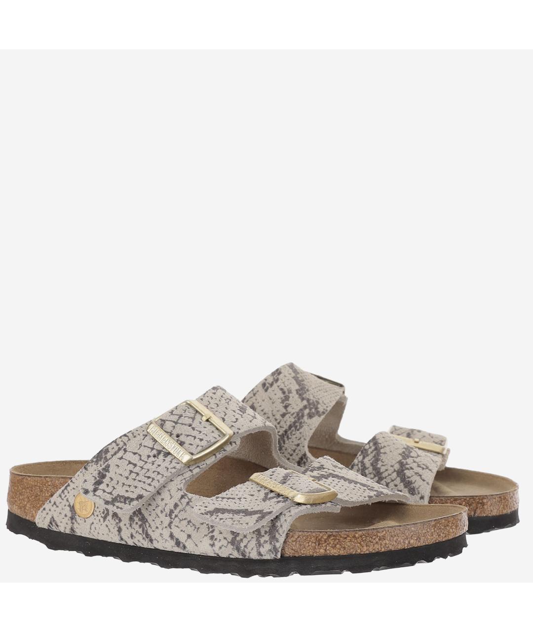 BIRKENSTOCK Мульти замшевые сандалии, фото 3