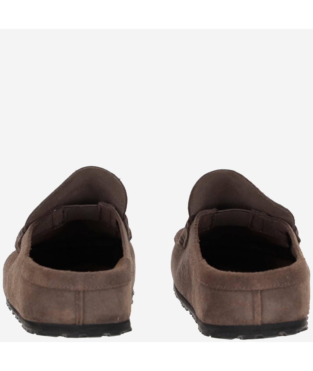 BIRKENSTOCK Коричневые замшевые лоферы, фото 4