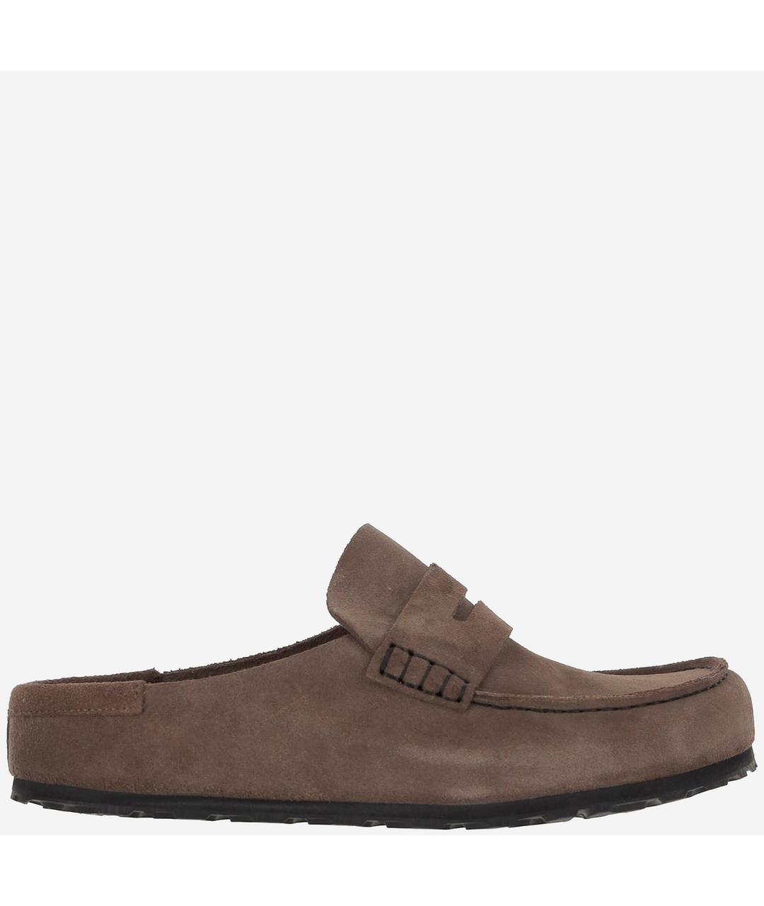 BIRKENSTOCK Коричневые замшевые лоферы, фото 6