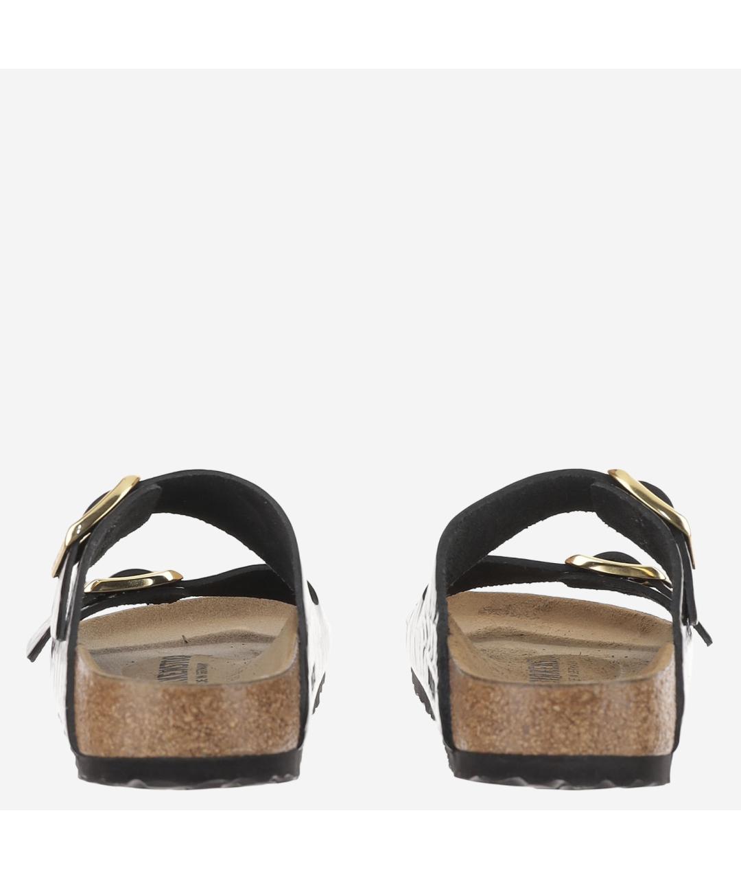 BIRKENSTOCK Коричневые кожаные сандалии, фото 4