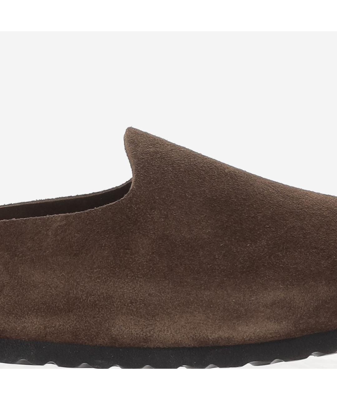 BIRKENSTOCK Коричневые замшевые мюли, фото 5
