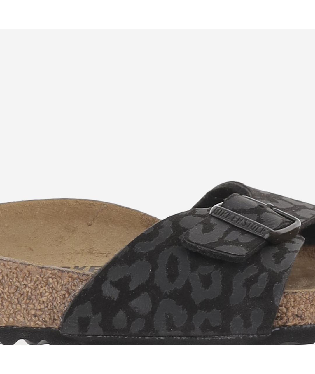 BIRKENSTOCK Черные кожаные сандалии, фото 5