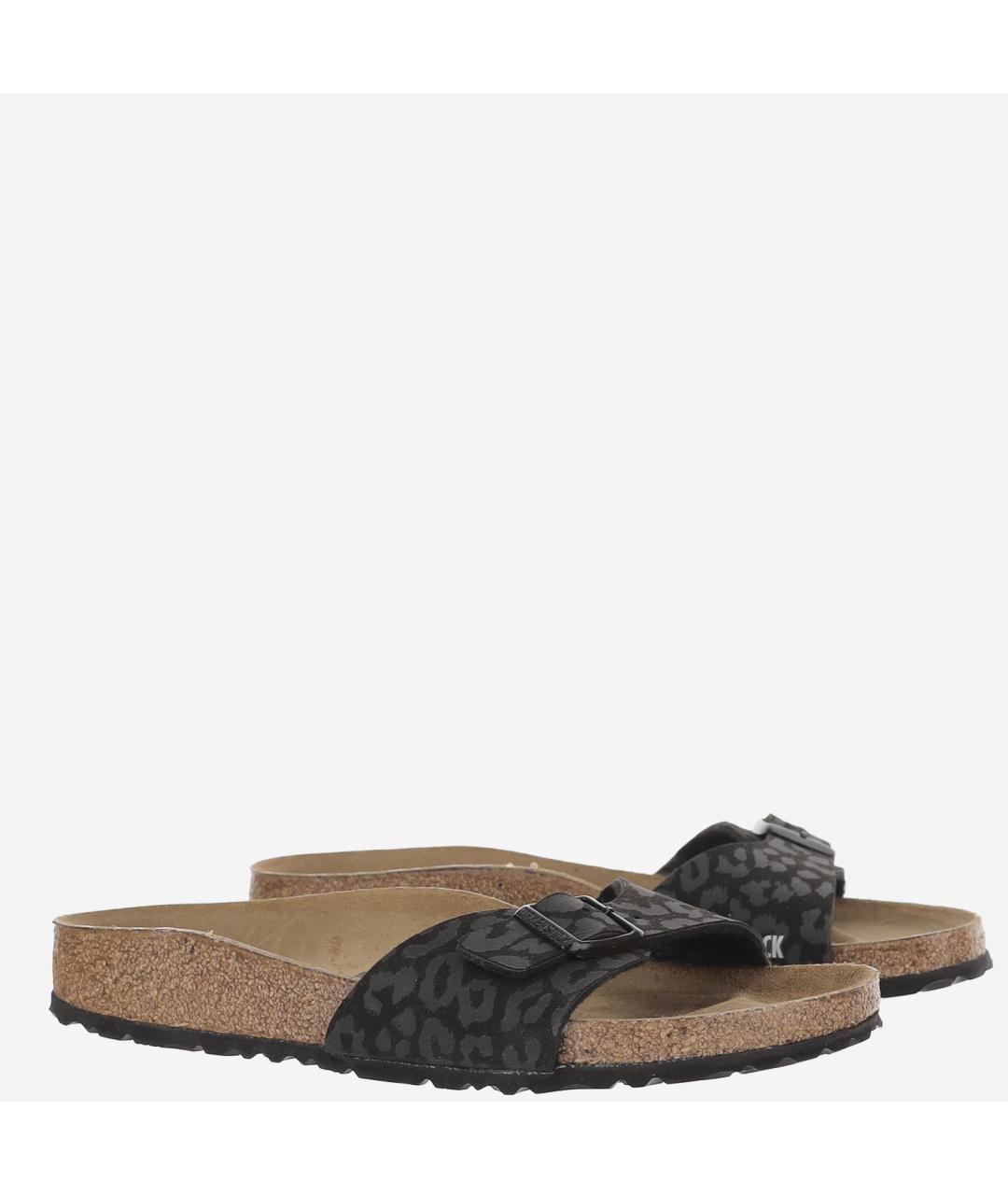 BIRKENSTOCK Черные кожаные сандалии, фото 3