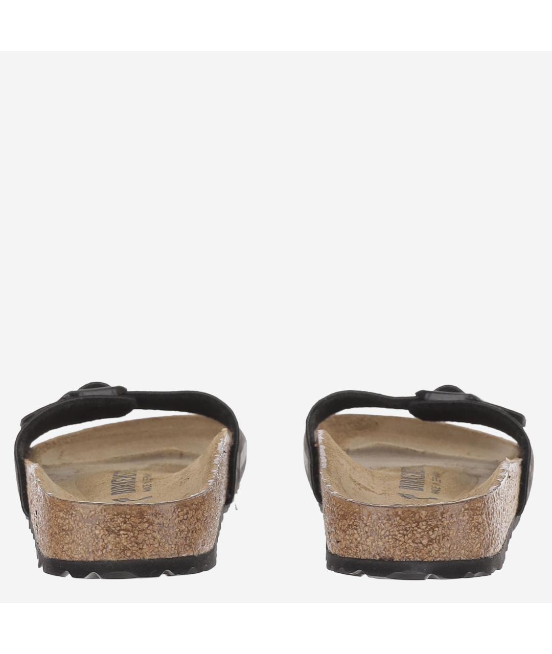 BIRKENSTOCK Черные кожаные сандалии, фото 4