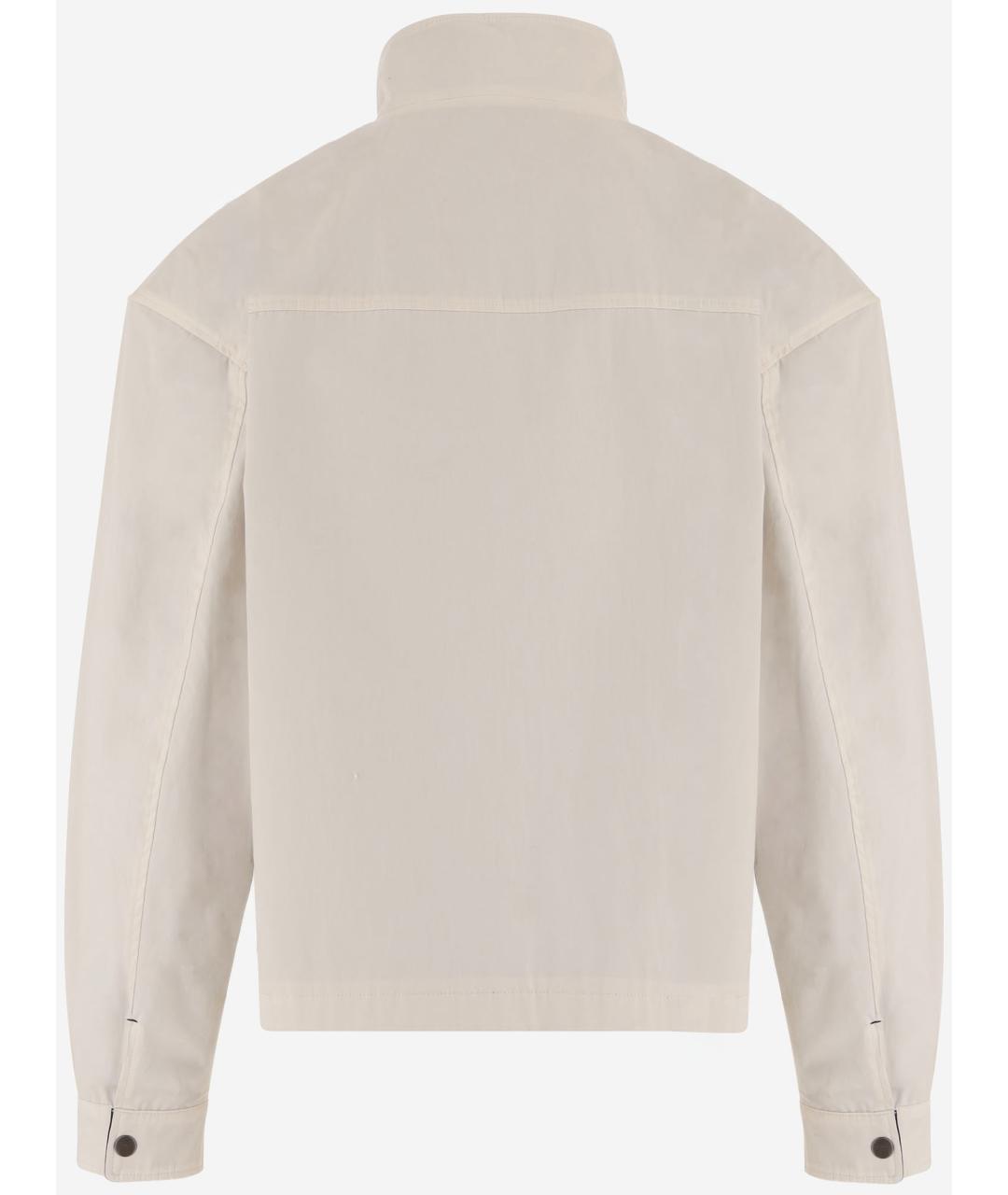 SAINT LAURENT Темно-синяя хлопковая куртка, фото 3