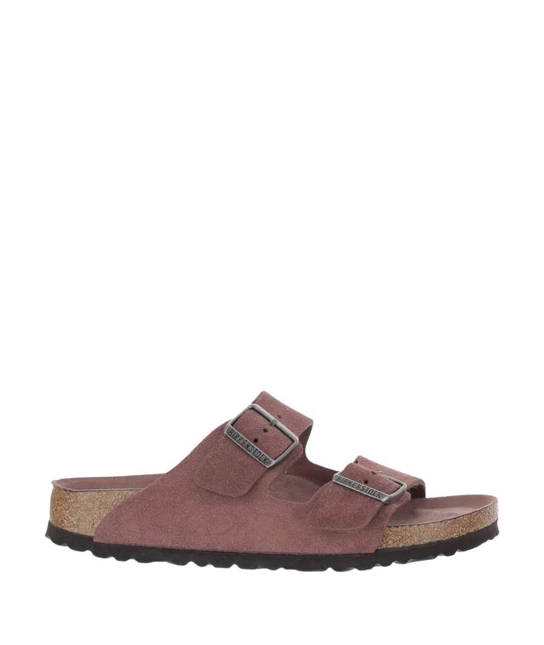 BIRKENSTOCK Розовые замшевые сандалии, фото 1