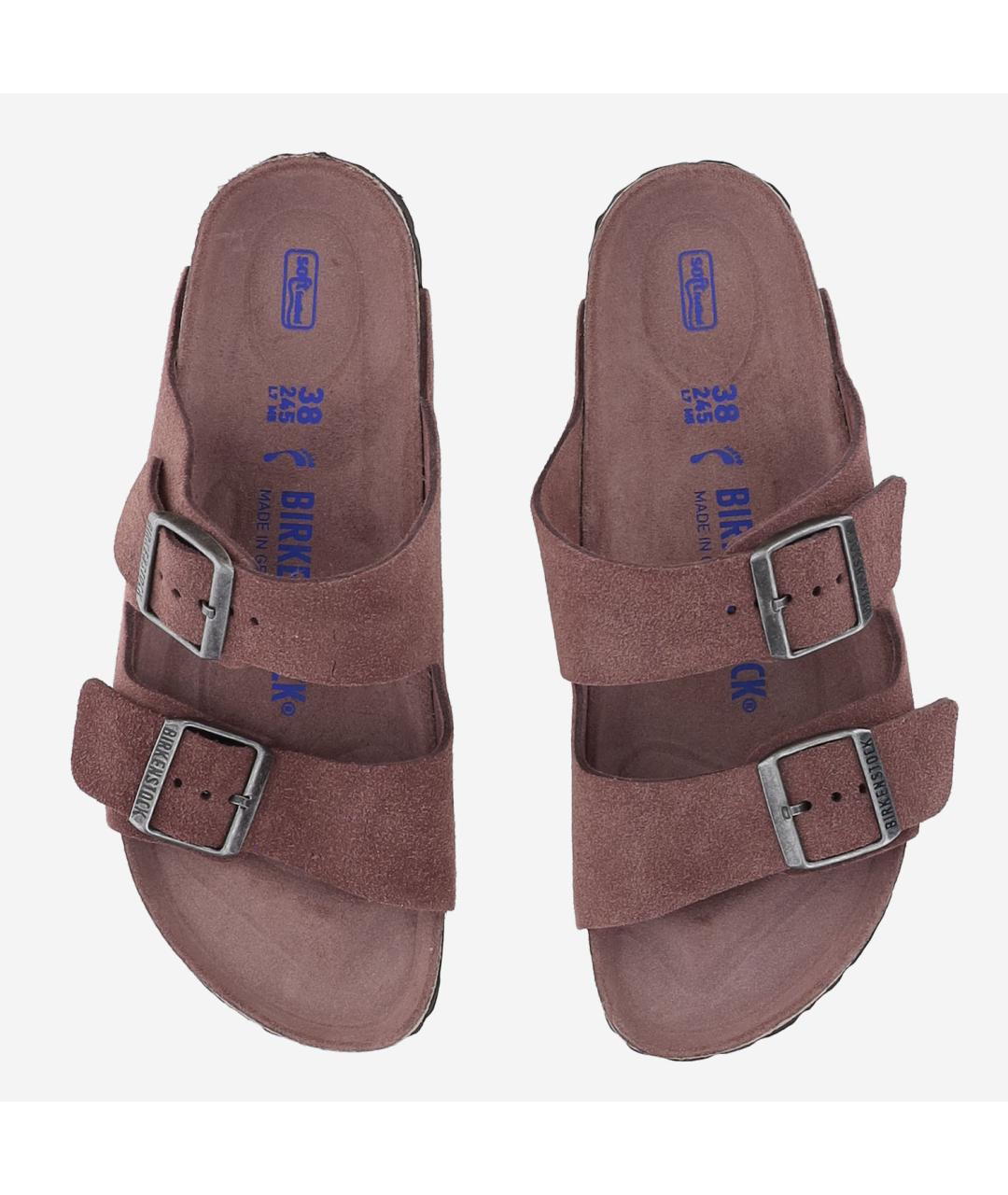 BIRKENSTOCK Розовые замшевые сандалии, фото 2