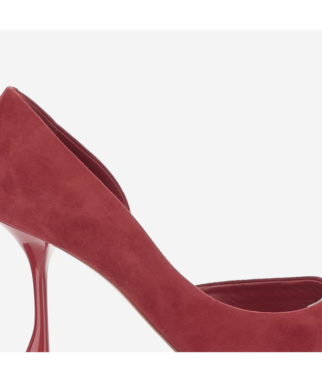 ROGER VIVIER Красные замшевые туфли, фото 4