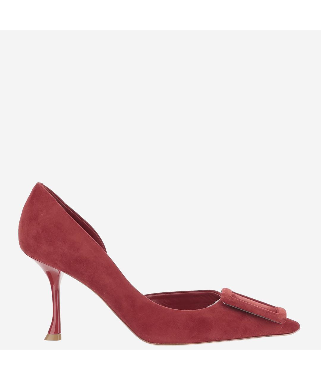 ROGER VIVIER Красные замшевые туфли, фото 5