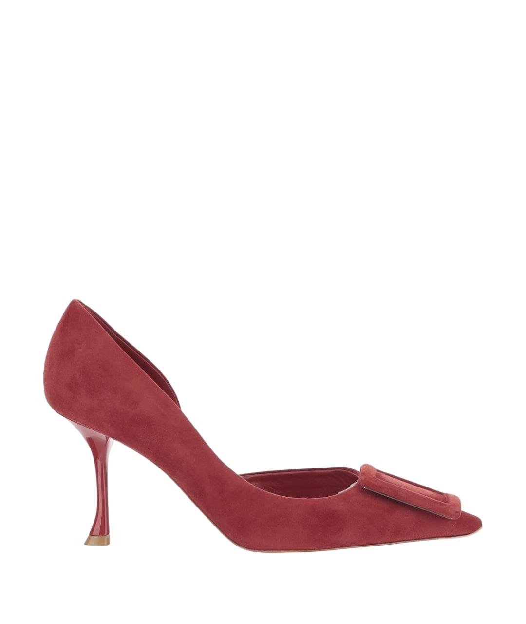 ROGER VIVIER Красные замшевые туфли, фото 1