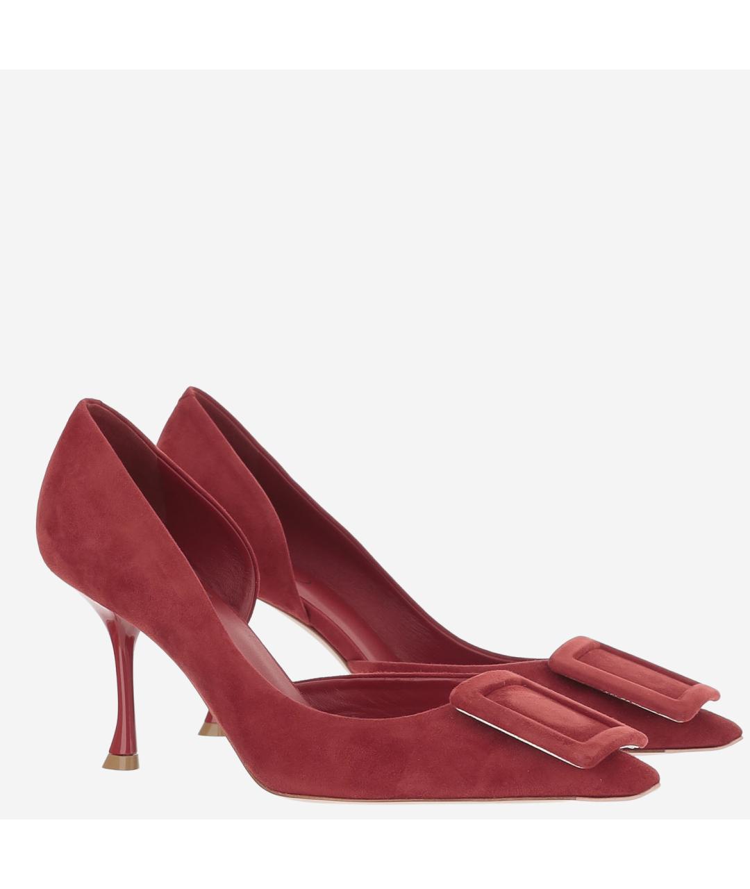 ROGER VIVIER Красные замшевые туфли, фото 2