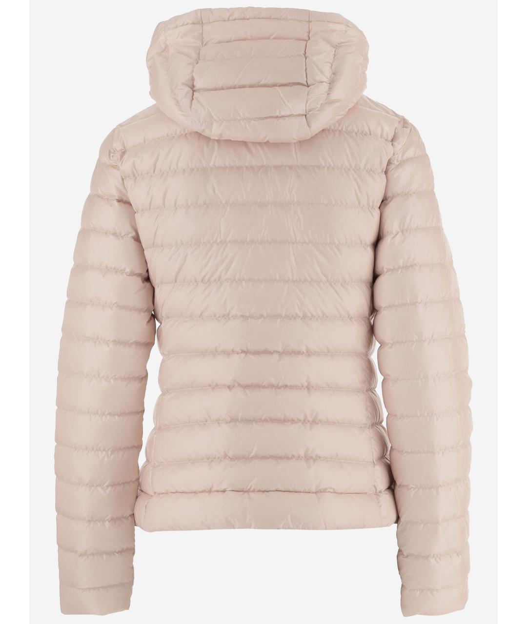 MONCLER Розовый нейлоновый пуховик, фото 2