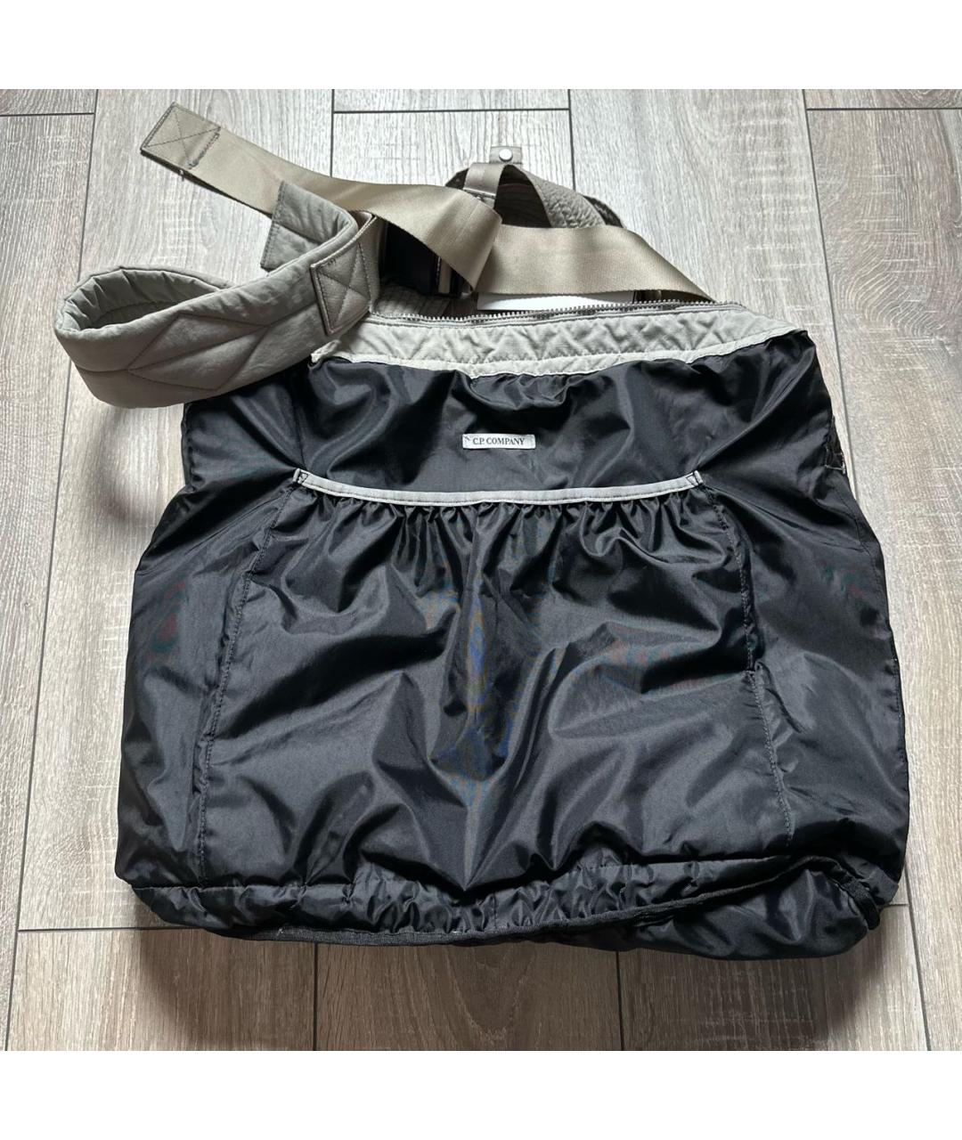 CP COMPANY Бежевая синтетическая сумка тоут, фото 4
