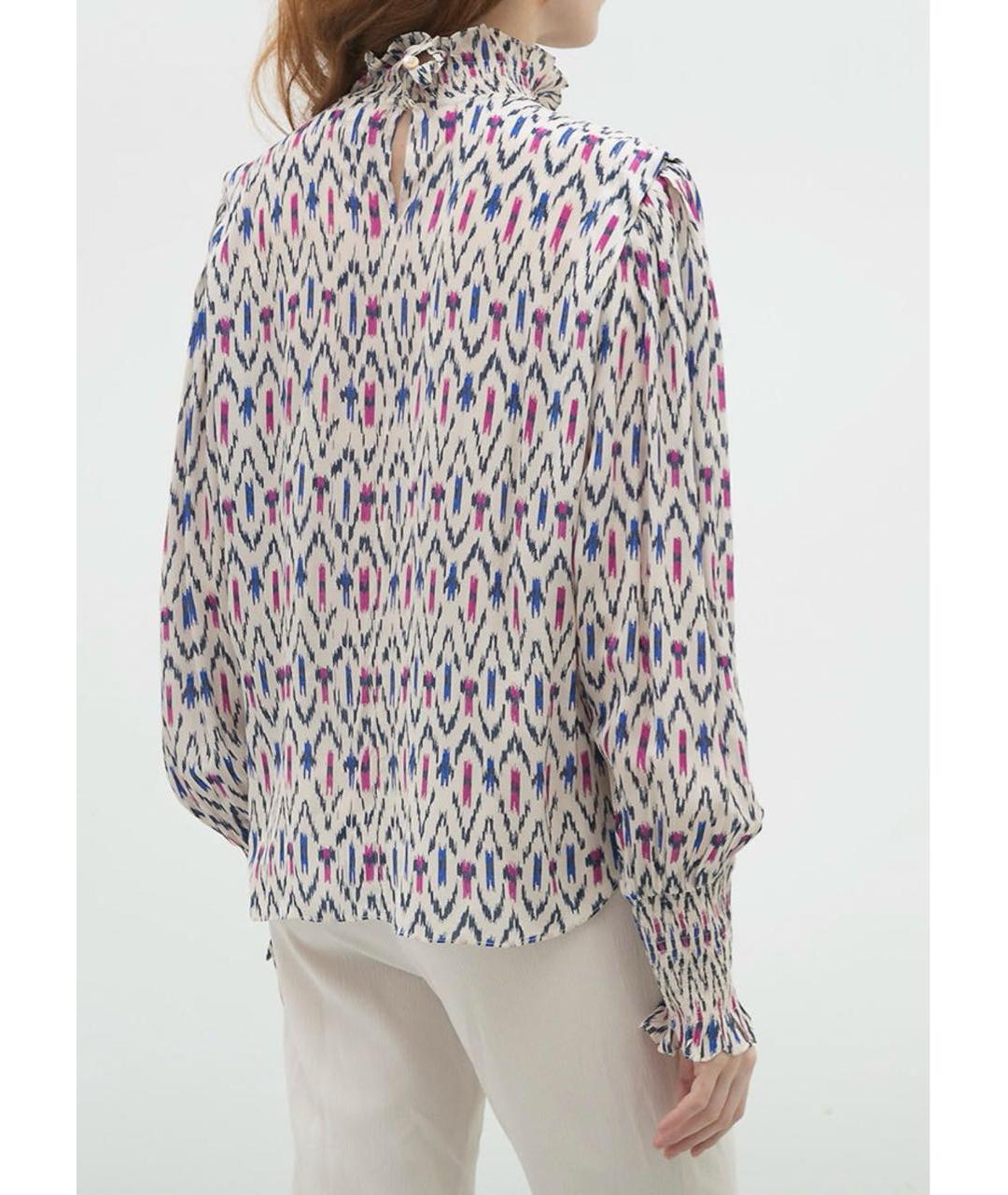 ISABEL MARANT ETOILE Белая вискозная блузы, фото 4