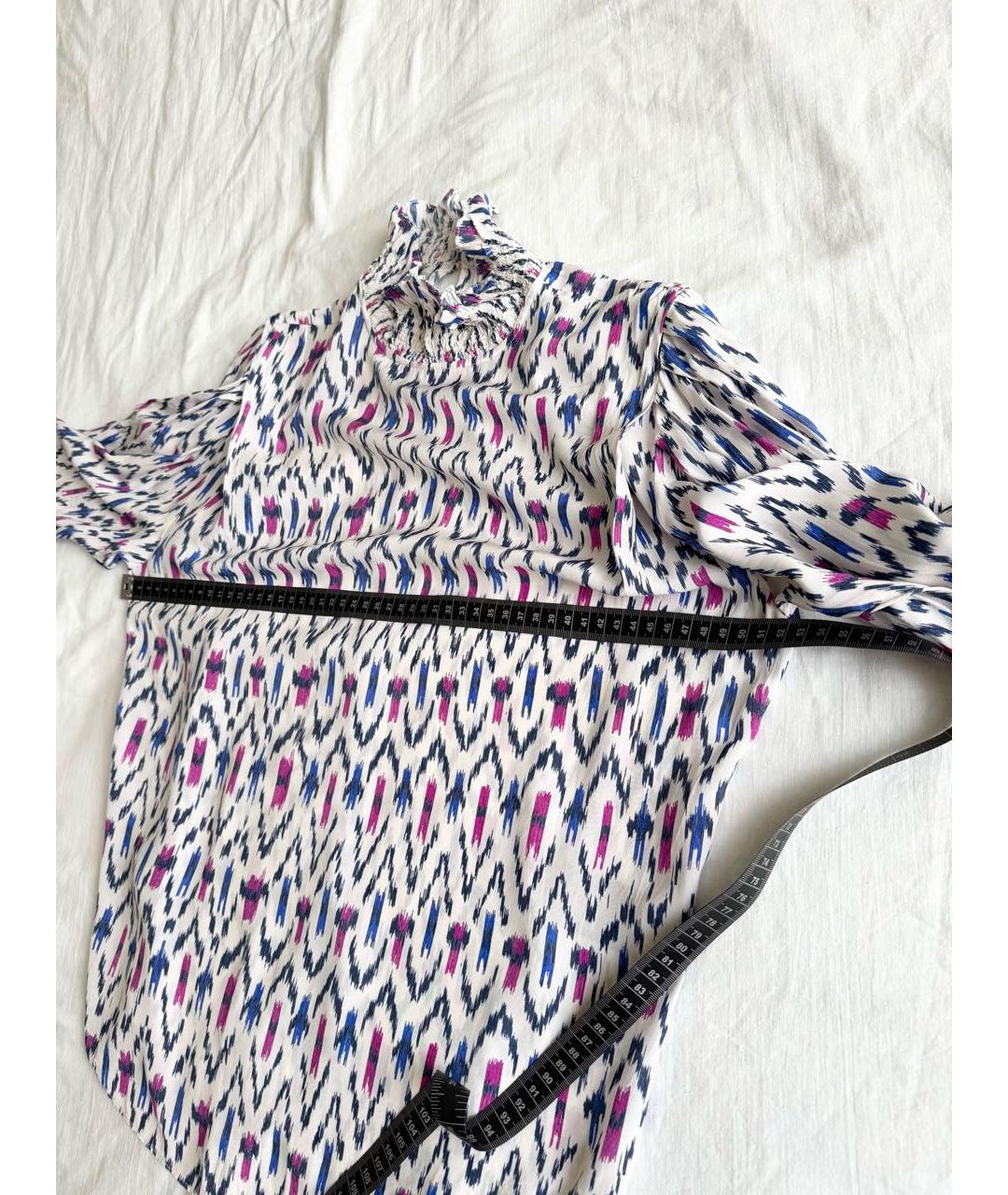 ISABEL MARANT ETOILE Белая вискозная блузы, фото 8