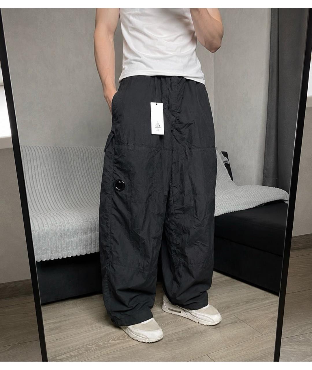 CP COMPANY Черные нейлоновые повседневные брюки, фото 5