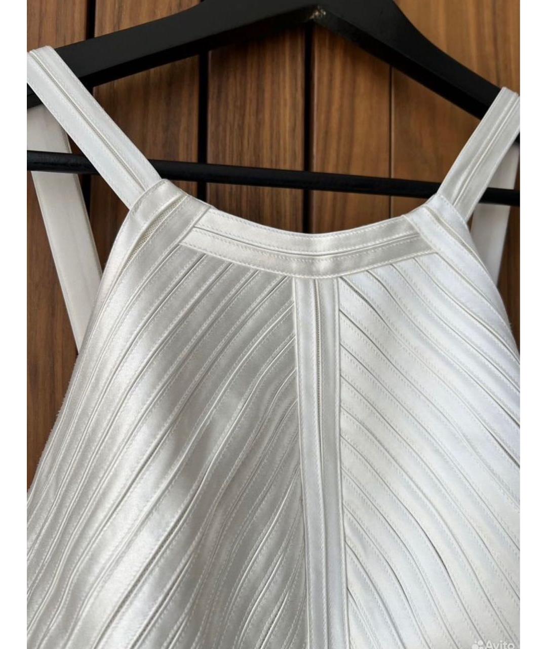 BCBG MAXAZRIA Белое коктейльное платье, фото 8