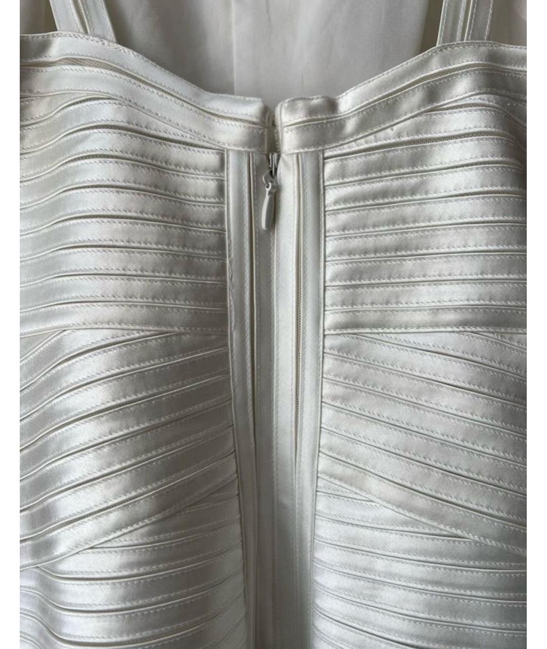 BCBG MAXAZRIA Белое коктейльное платье, фото 4