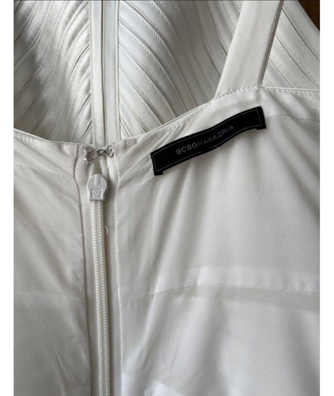 BCBG MAXAZRIA Белое коктейльное платье, фото 6