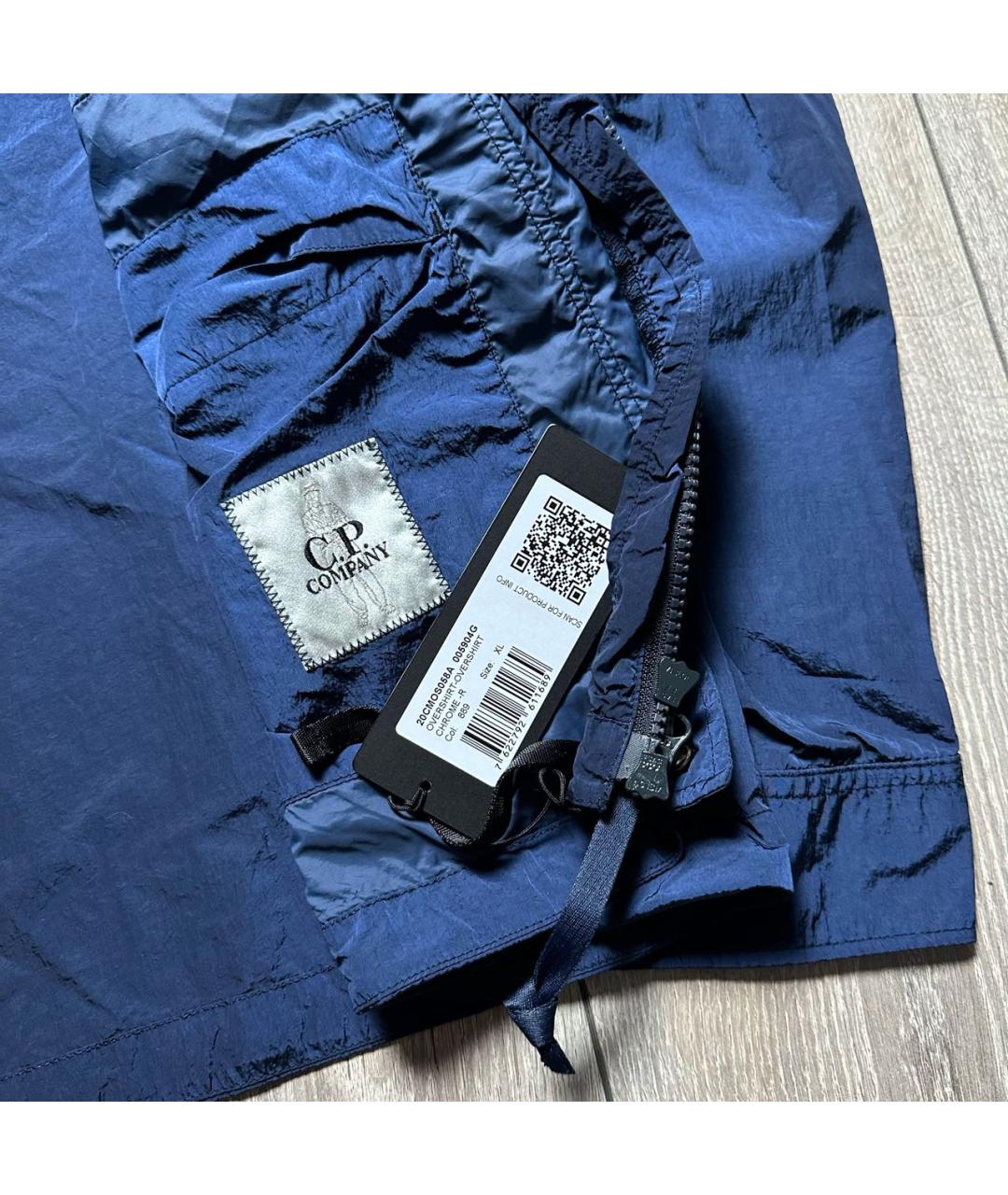 CP COMPANY Темно-синяя нейлоновая куртка, фото 3