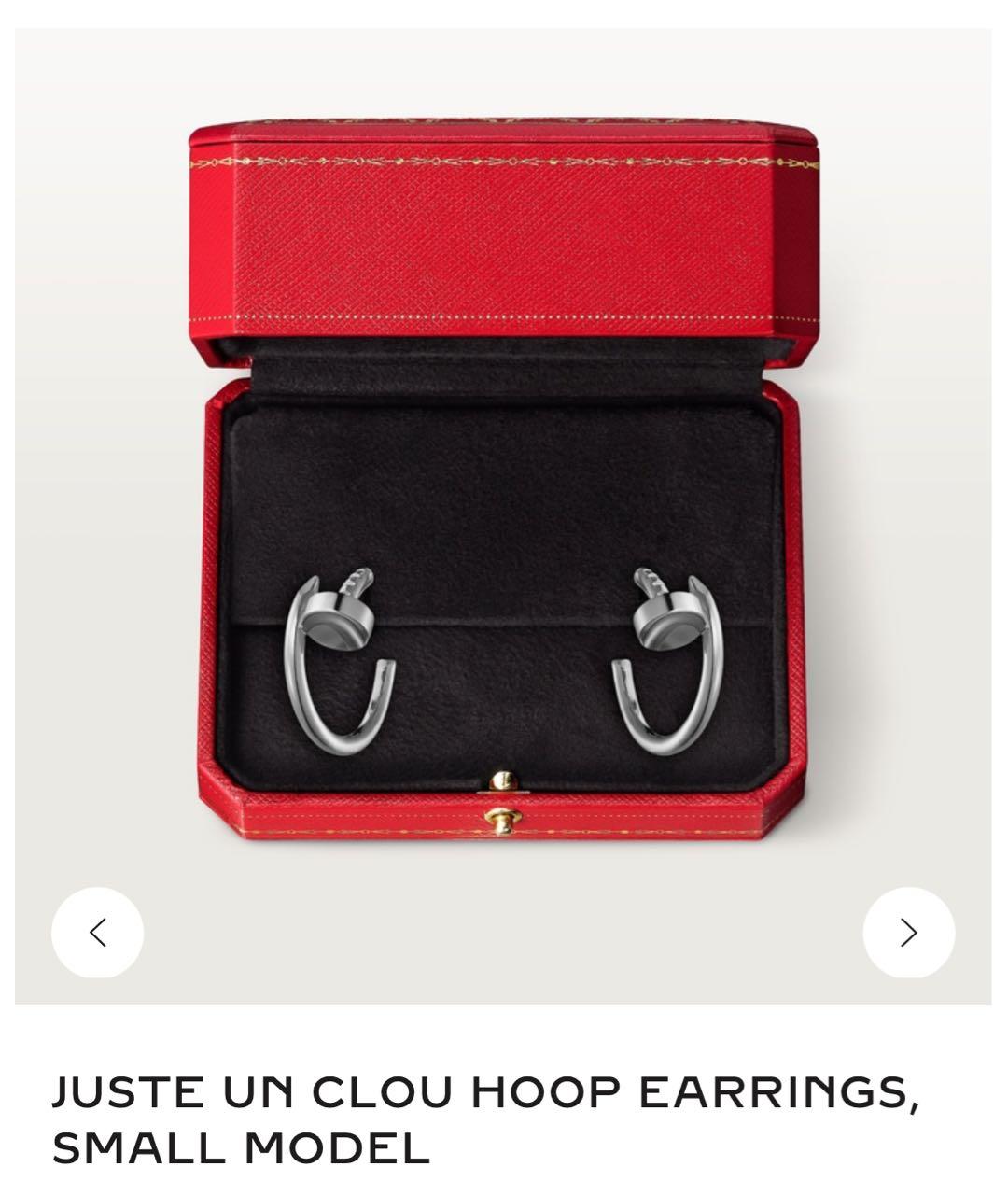 CARTIER Белые серьги из белого золота, фото 2