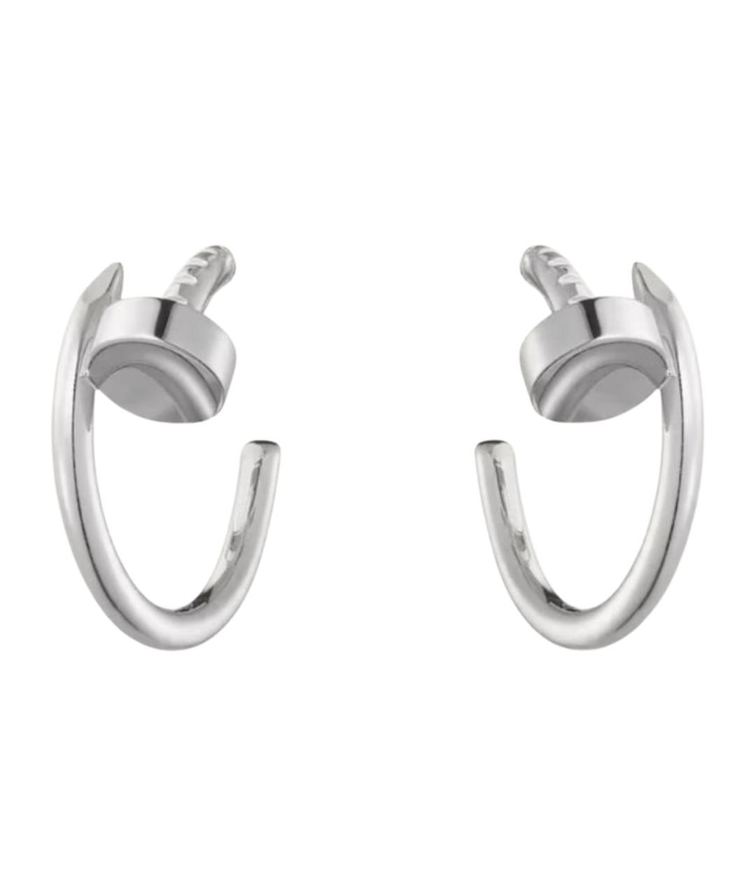 CARTIER Белые серьги из белого золота, фото 1