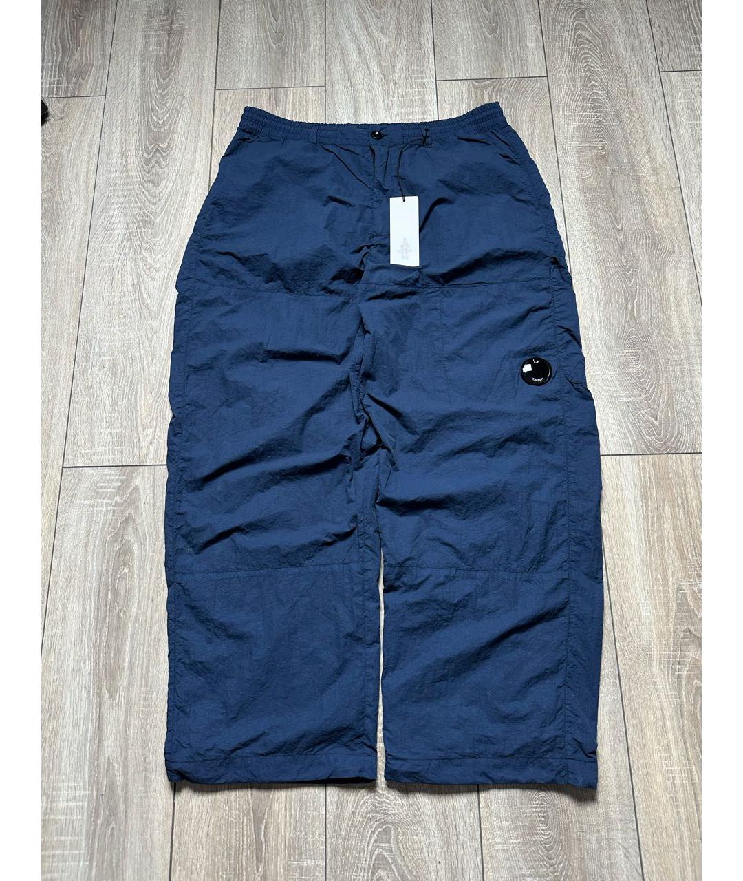 CP COMPANY Темно-синие нейлоновые повседневные брюки, фото 9