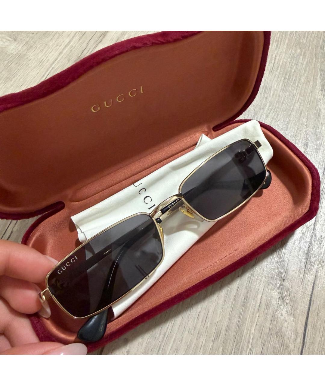GUCCI Черные солнцезащитные очки, фото 5