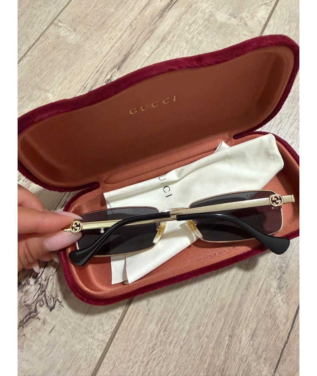 GUCCI Черные солнцезащитные очки, фото 4