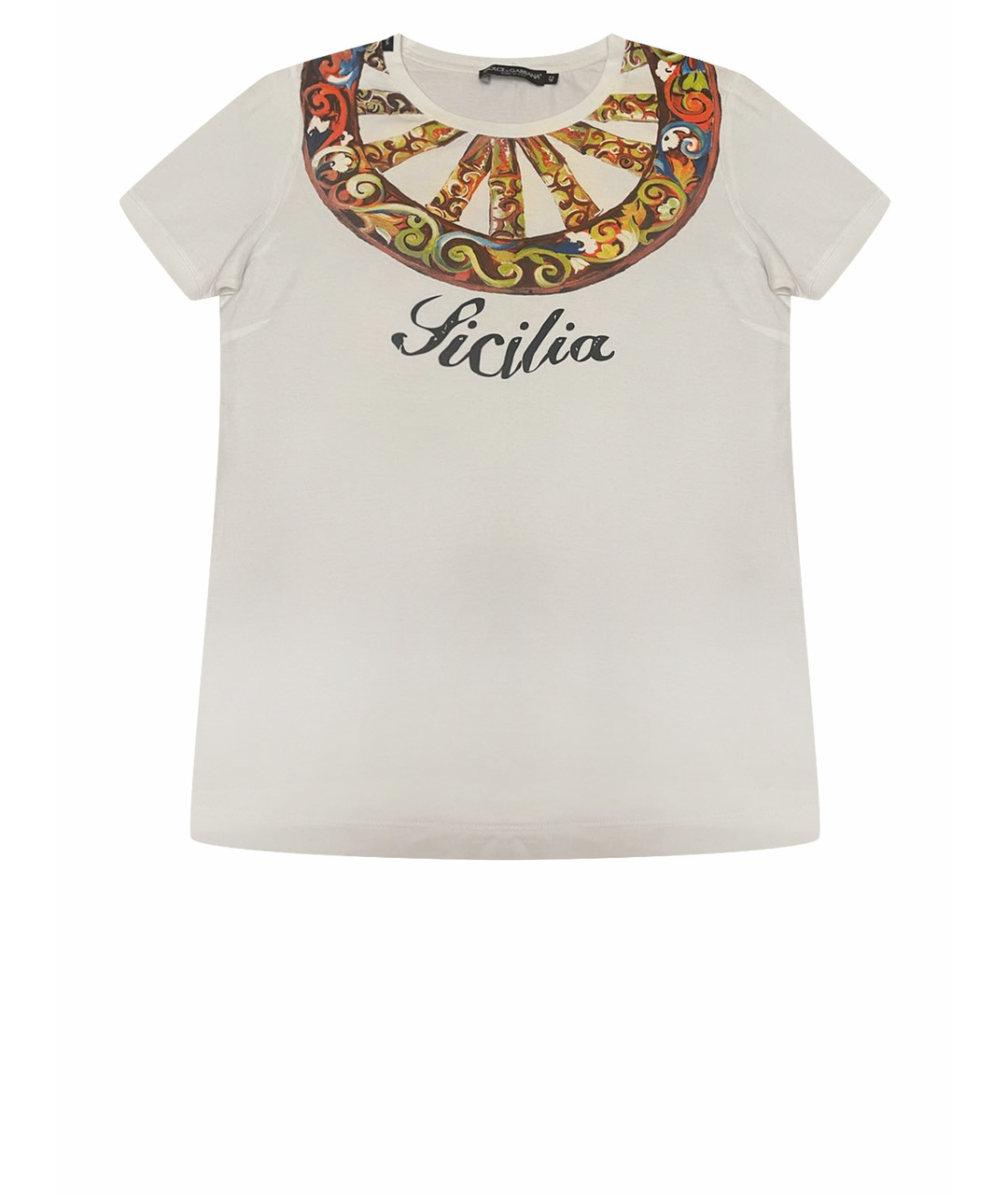 DOLCE&GABBANA Мульти хлопковая футболка, фото 1