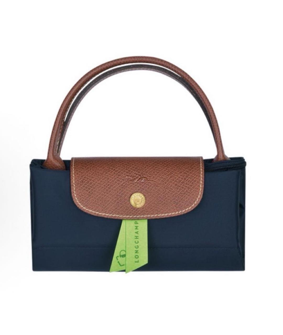 LONGCHAMP Темно-синяя сумка тоут, фото 4