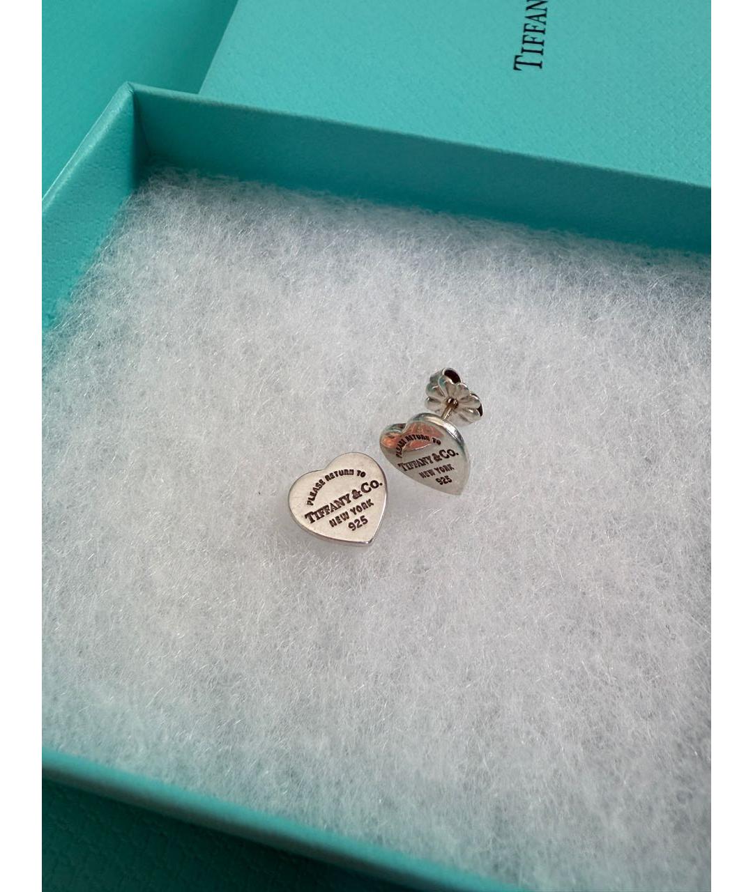 TIFFANY&CO Серебряные серебряные серьги, фото 4