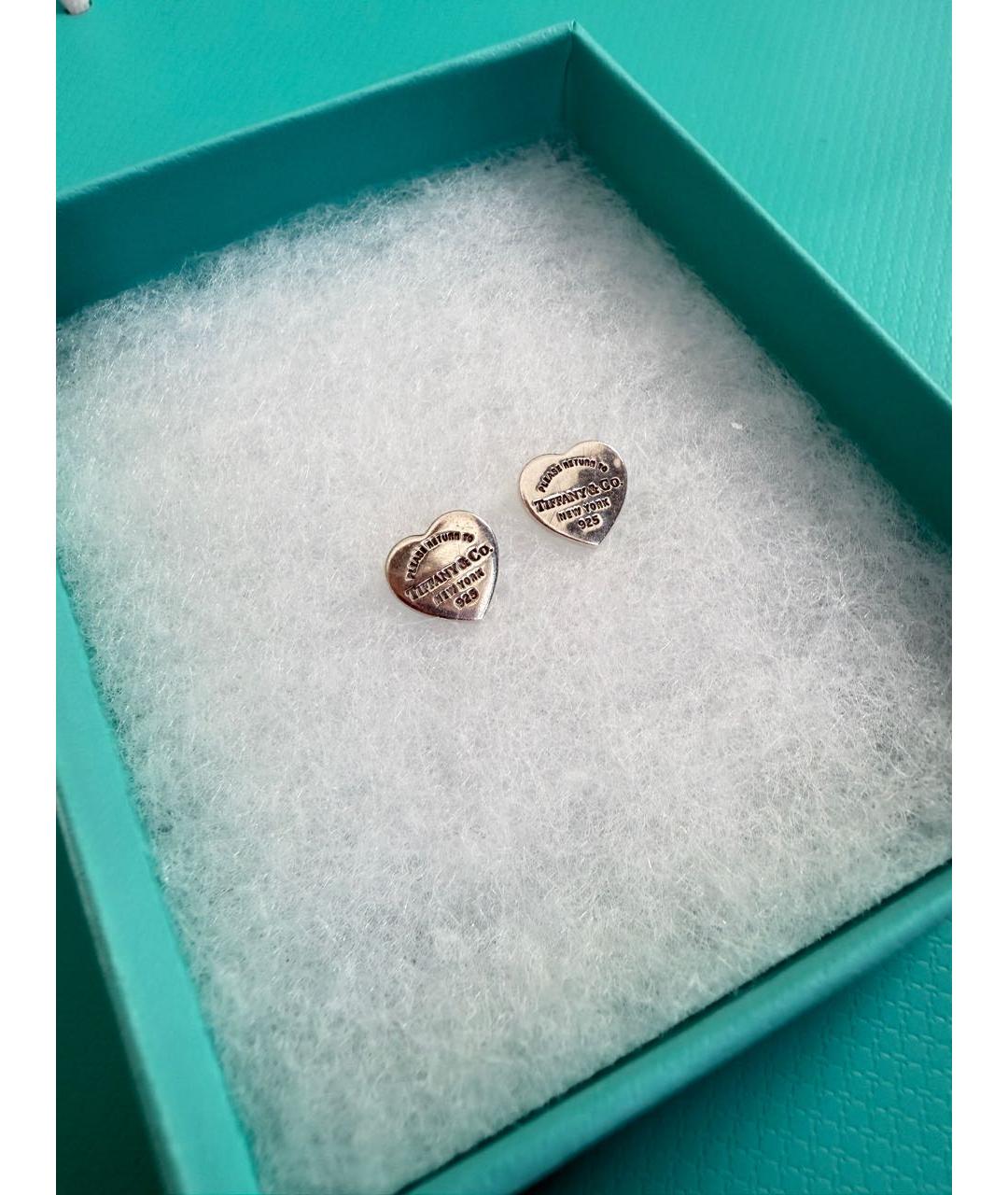 TIFFANY&CO Серебряные серебряные серьги, фото 7