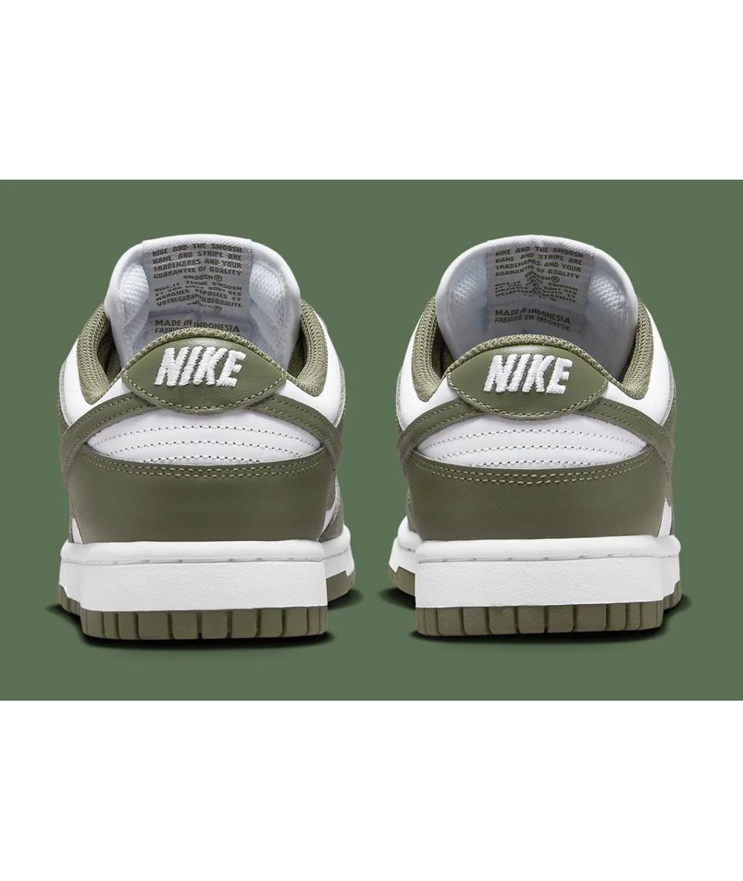 NIKE Зеленые кожаные кеды, фото 4