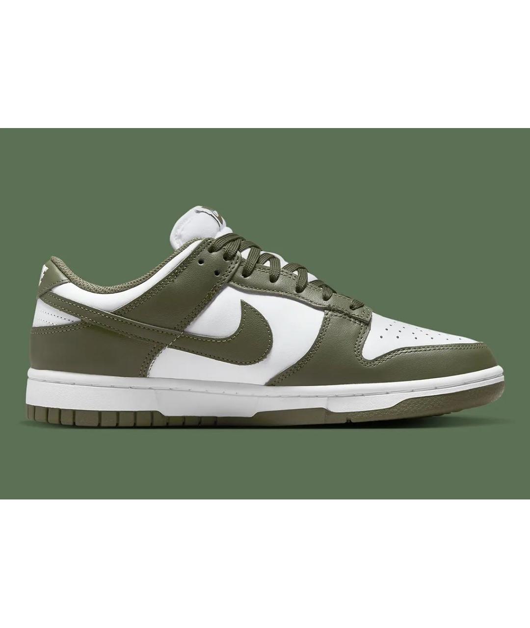 NIKE Зеленые кожаные кеды, фото 5