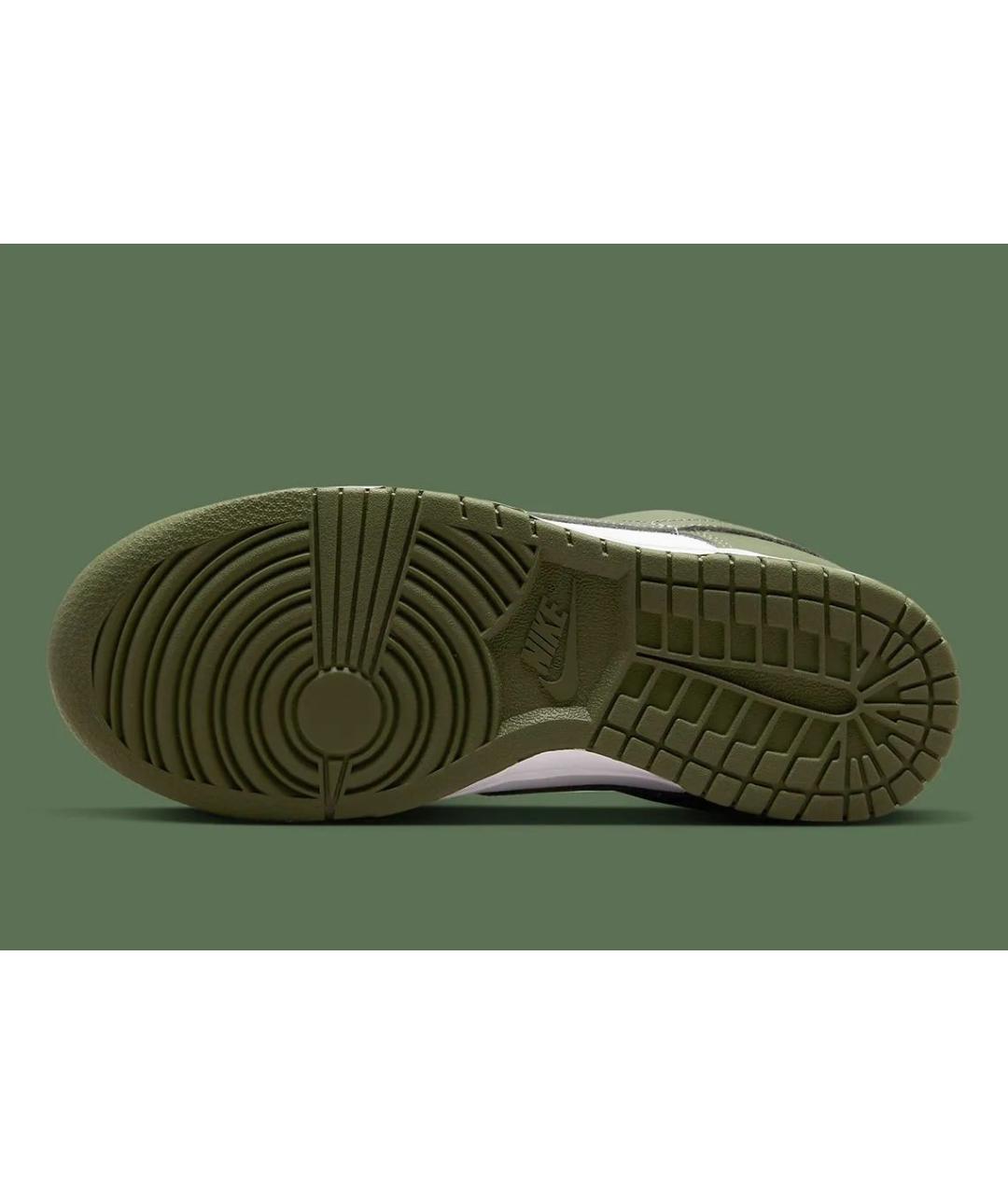NIKE Зеленые кожаные кеды, фото 6