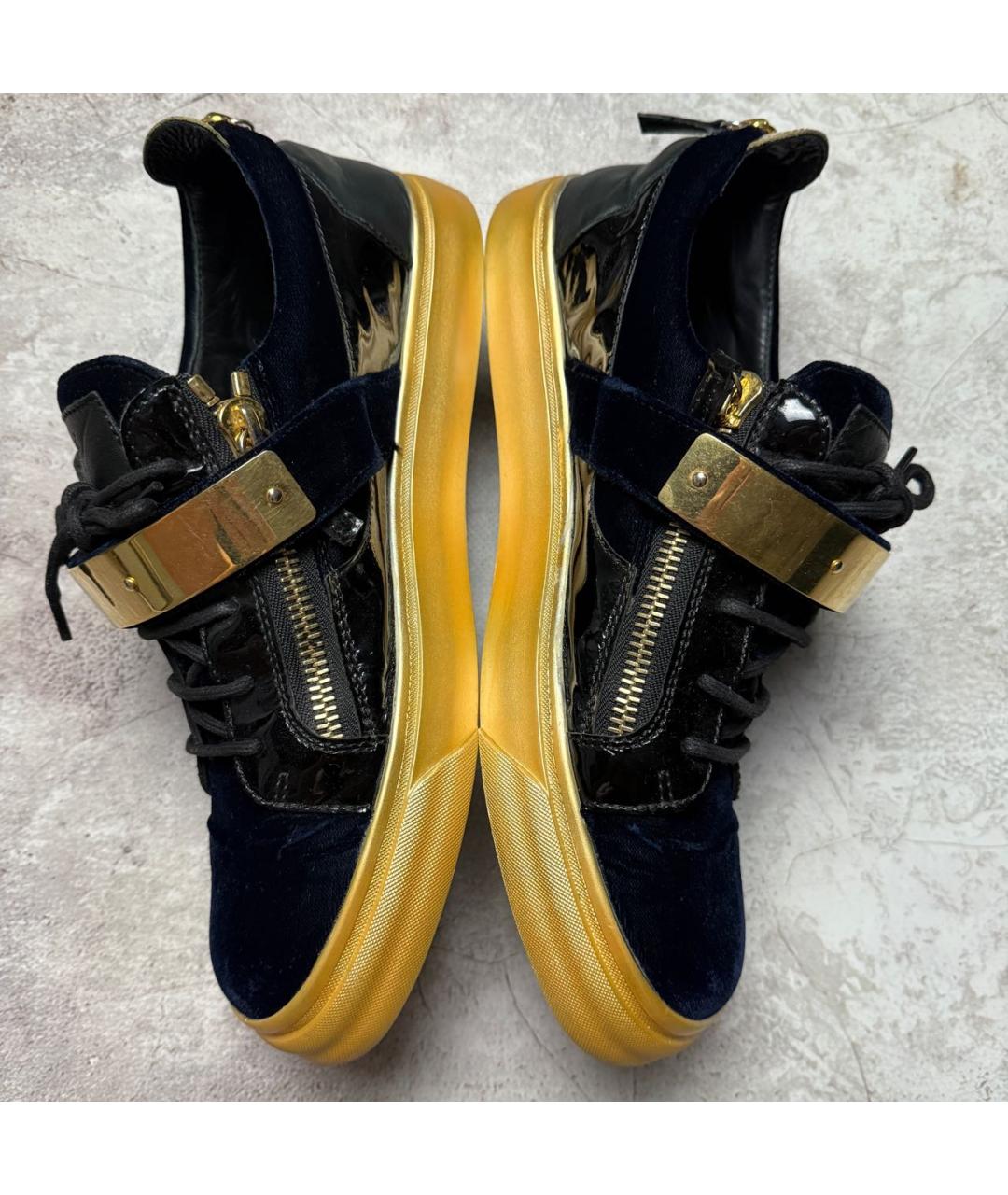 GIUSEPPE ZANOTTI DESIGN Черные низкие кроссовки / кеды, фото 2