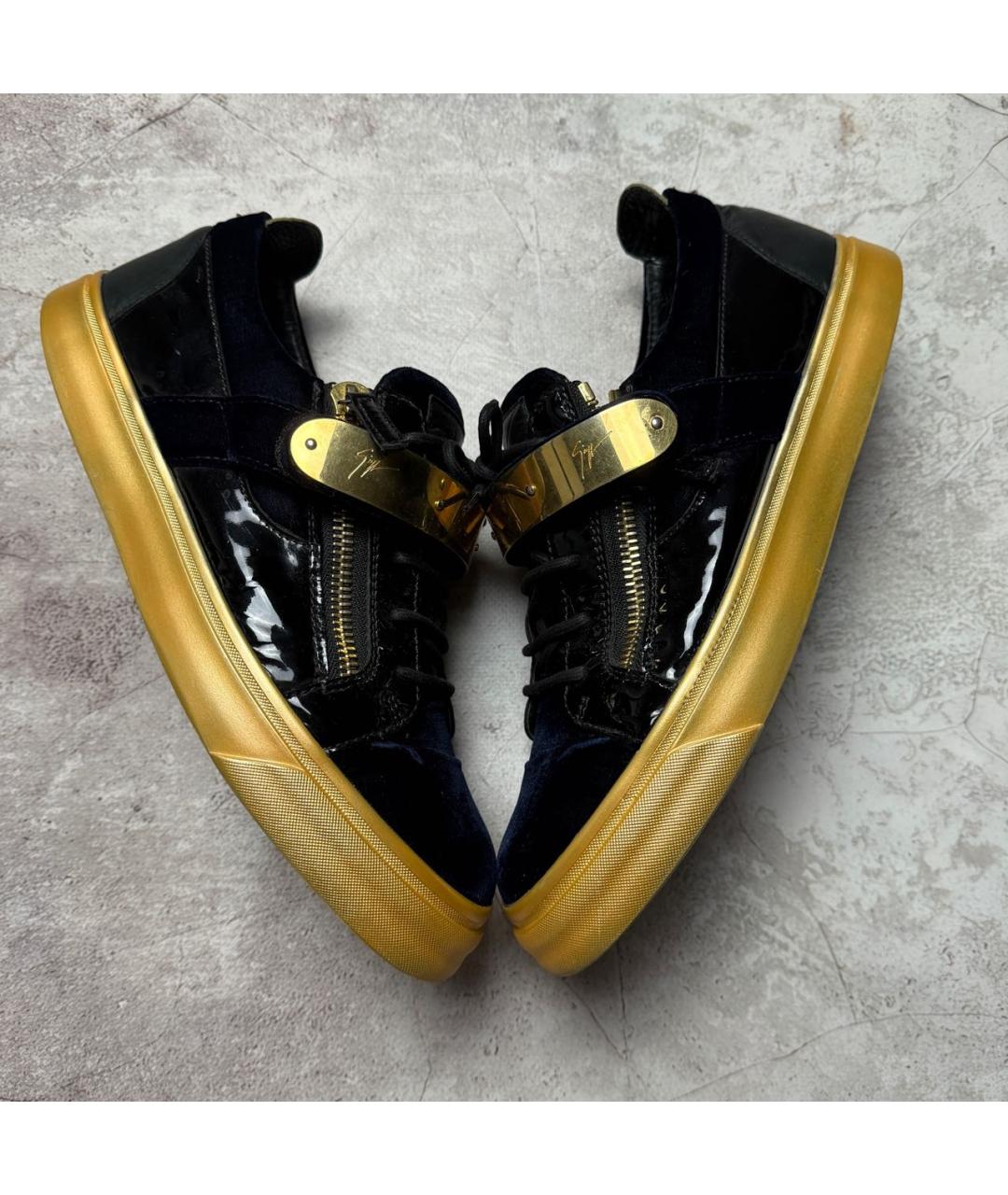 GIUSEPPE ZANOTTI DESIGN Черные низкие кроссовки / кеды, фото 3