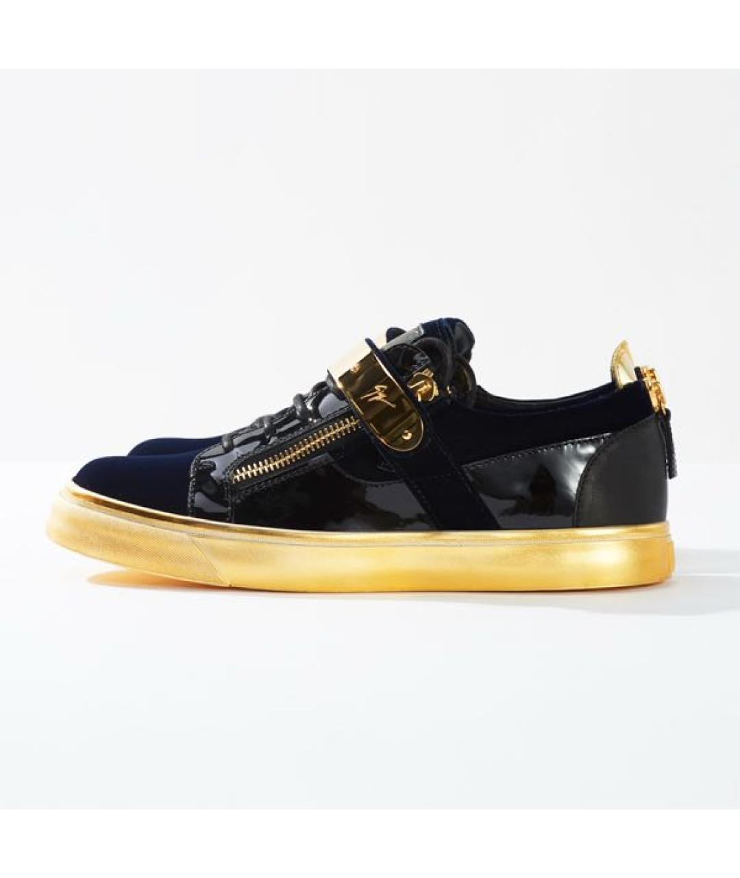 GIUSEPPE ZANOTTI DESIGN Черные низкие кроссовки / кеды, фото 7