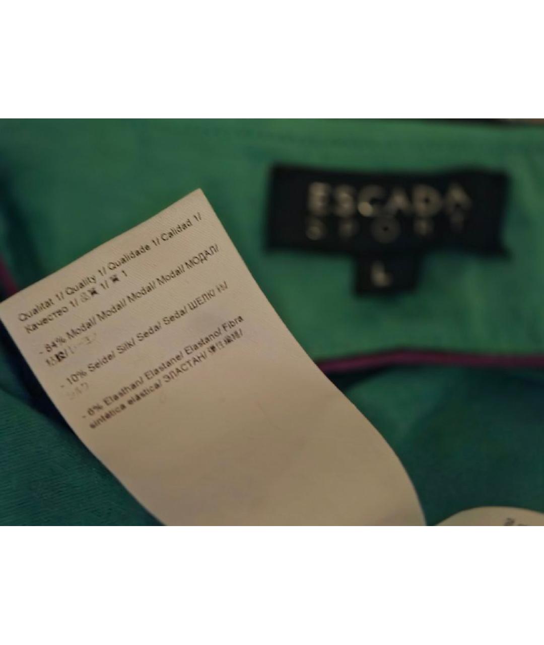 ESCADA Зеленая модал футболка, фото 7
