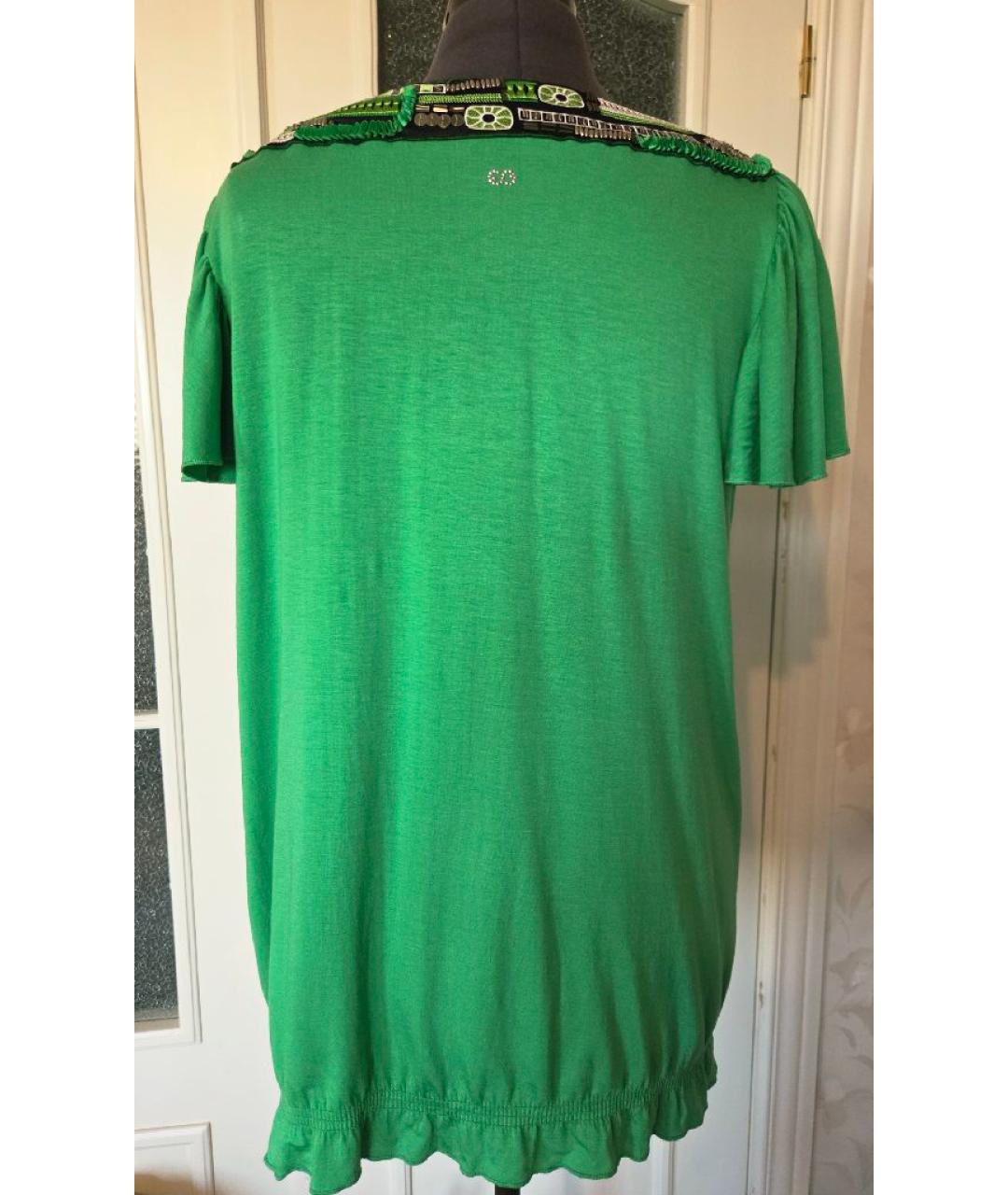 ESCADA Зеленая модал футболка, фото 2