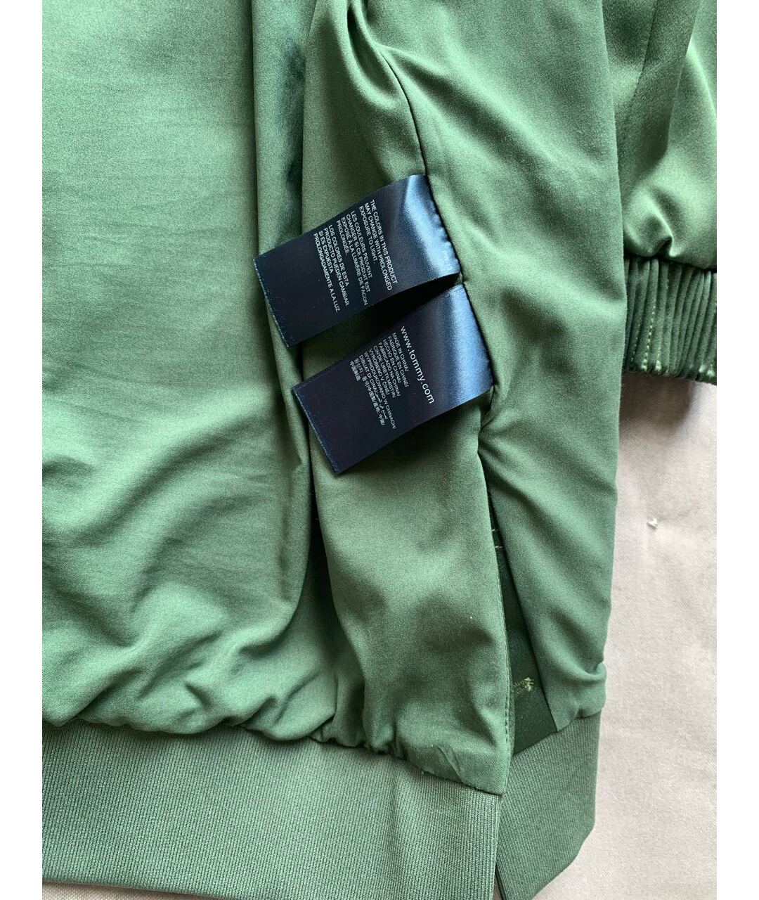 HILFIGER COLLECTION Зеленая атласная куртка, фото 7
