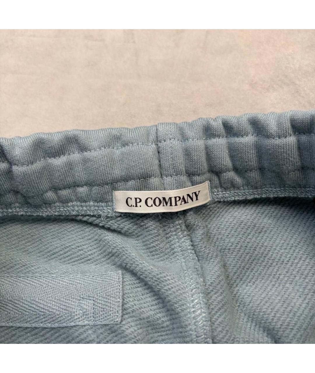 CP COMPANY Голубые хлопковые повседневные брюки, фото 4