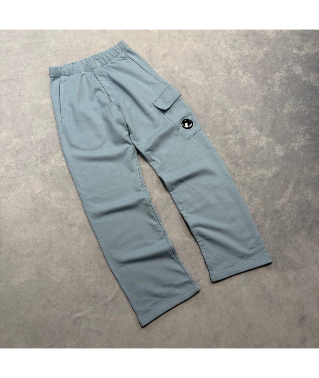 CP COMPANY Голубые хлопковые повседневные брюки, фото 6